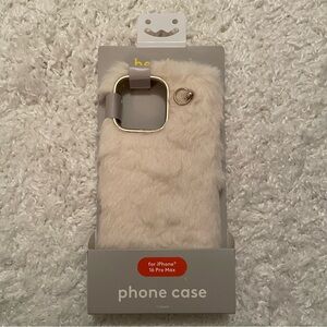 Alpine iPhone 16 Pro Max heyday Cream Faux Fur Phone Case Brand New